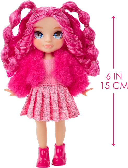 Rainbow High Littles – Magenta Monroe, Pink 5.5" Posable Small Doll with Purse, Magical Pet Kitty, Girls Toy Gift, Kids Ages 4-12 Years...