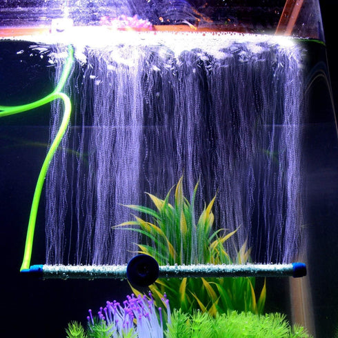 NGe Aquarium Fish Tank Bubble Wall Air Stone Bar Tube 28 Inch with Suction Cup...