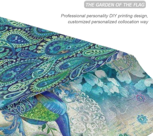 Home Decorative Garden Flag, Beautiful Peacock Double Sided House Yard Flag Ornament 12 x 18 inch...