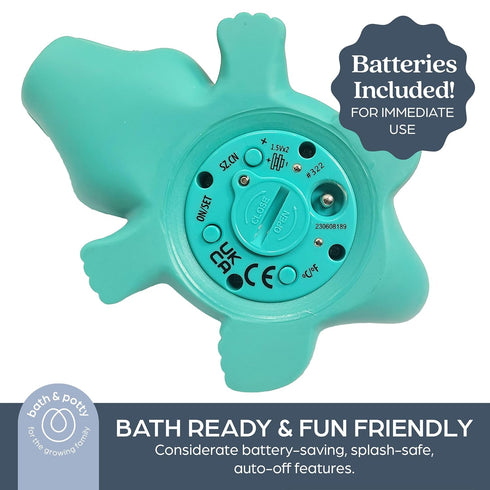 Dreambaby Floating Crocodile Bath Thermometer - Water Temperature Monitoring for Newborns, Infants, Toddlers - Croc Toy with Fahrenheit Display...