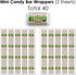 Big Dot of Happiness Woodland Creatures - Mini Candy Bar Wrappers, Round and Circle - Baby Shower or Birthday Party Favor Sticker Kit - 304 Pieces...