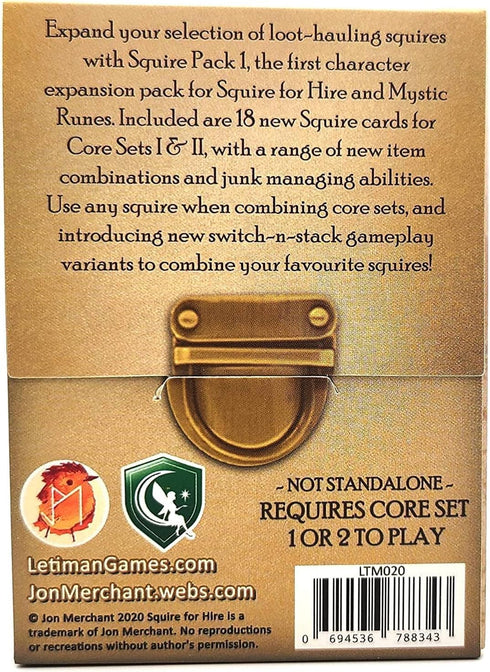 Squire for Hire: Squire Pack 1...