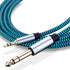 3.5mm to 6.35mm TRS Stereo Audio Cable 6.6ft 1/8 to 1/4 Stereo Cable 6.35mm 1/4" Male to 3.5mm 1/8" Male Bidirectional Cable for Guitar, Piano, Am...