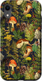 iPhone XR Mushroom woodland scene elderberries fungi nature shrooms Case...