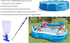 Pool Spa Jet Vacuum Cleaner w/Brush for Frame above Ground/Inflatable Pools, Spa, Hot Tub Vacuuming, Use Water Pressure from Garden Hose to Vacuum...