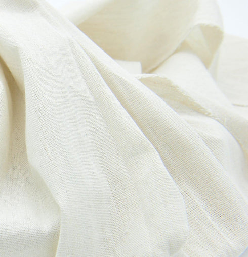 Ivory Linen Needlework Embroidery Fabric Cross Stitching Aida Cloth 62" by 1 Yard Rose Flavor...