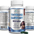 Thyroid Support with Iodine - Metabolism Booster, Energy Booster, Increase Focus - Premium Non-GMO Thyroid Supplement 60 Capsules...