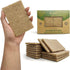 Biodegradable Scrubbing Pads for Dishes - Pack of 12 Coconut Fiber Scrub Pads for Dishes - Non Scratch Scouring Pads for Pots and Pans...