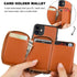 Bocasal RFID Blocking Wallet Case for iPhone 11, Adjustable Crossbody Zipper Purse Case Card Holder with Kickstand Detachable Wrist Strap, PU Leat...