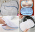 2 Pack Bra Laundry Bags for Washing Machine Lingerie Wash Dryer Bag Non-Deform 3D Protective Bracket Case with Handle and Zipper for Women Underwe...