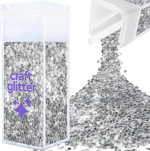 Hemway Craft Glitter Shaker 110g / 3.9oz Glitter for Arts, Crafts, Resin, Tumblers, Nails, Painting, Decoration, Festival, Cosmetic, Body - Super ...