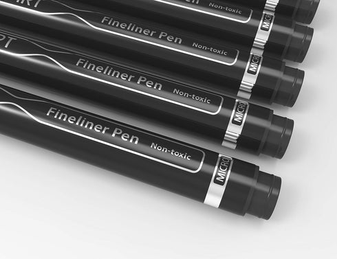Micro-Line 14 Pens With Case, Fineliner, Multiliner, Archival Ink, Waterproof, Journaling, Illustration, Architecture, Technical Drawing, Outlinin...