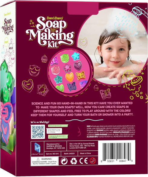 Dan&Darci Soap Making Kit for Kids - Crafts Science Toys - Birthday Easter Gifts for Girls and Boys Age 6-12 Years Old Girl DIY Soap Kits - Best E...