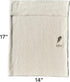 Extra Large | Certified Organic Cotton Vegetable Crisper Bags | Produce Bags to Keep Lettuce & Veggies Fresh | Reusable, Eco-Friendly, Biodegradab...