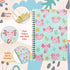 Axolotl Sticky Note A5 Notebooks Pens Stationery Set - Axolotl Self-Stick Notes Pads Spiral Notebooks Black Gel Ballpoint Pens Back to School Offi...