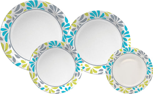 Genuine Joe Printed Paper Plates, 10" (Pack of 125)...