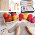 Teamoy Knitting Needles Case(up to 10-Inch), Travel Organizer Storage Bag for Circular and Straight Knitting Needles, Crochet Hooks and Knitting A...
