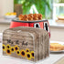 Sunflower 4 Slice Toaster Cover, Dustproof Bread Maker Oven Cover, Small Kitchen Appliance Protector, Anti-Fingerprints Kitchen Bread Machine Prot...