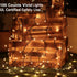ODEETRONIC Twinkle String Lights, 21.63ft 100 Count Incandescent Brown Christmas Lights, UL Certified Connectable Tree Light, Mini Warm White Ligh...