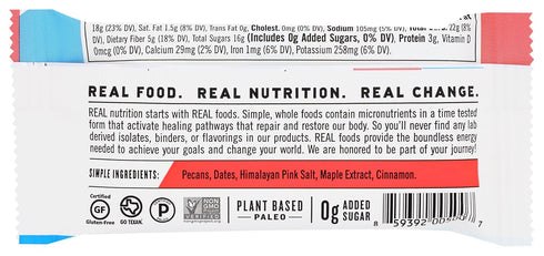 Thunderbird Energetica, Texas Maple Pecan Bar, 1.7 oz...