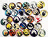 Libiline Random 30pcs 20mm(3/4") Assorted Styles Halloween Pumpkin Bat Owl Glass Flatback Flat Backs Button Glass Phonecover Cameo Cabochon Wizard...