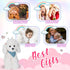 Athoinsu Realistic White Poodle Puppy Stuffed Animal Soft Adorable Hugging Puppy Dog Plush Toy Children's Day Holiday Birthday for Toddler Kids, 1...