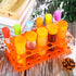 Weewooday 12 Pieces Jumbo Test Tubes with Stand Set, Primary Science Including 5 Pieces Jumbo Test Tubes, 6 Pieces Liquid Droppers Silicone and 1 ...