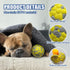 Dog Balls, Indestructible Tennis Balls for Dogs, Durable Bouncy Dog Toy Balls for Aggressive Chewers, Interactive Dog Toys for Fetch Game, Lightwe...