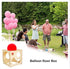 9 Holes Assemblable Wood Balloon Sizer Cube DIY Cube Tool Measurement Box for Party, Birthday, Wedding Decorations...