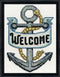 Design Works Crafts Welcome Anchor Counted Cross Stitch Kit, White...