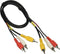 C2G 40447 Value Series Composite Video + Stereo Audio Cable, Black (3 Feet, 0.91 Meters)...