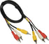 C2G 40447 Value Series Composite Video + Stereo Audio Cable, Black (3 Feet, 0.91 Meters)...