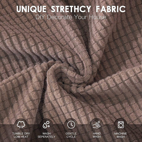 Yikko Dining Room Chair Cover, Elastic Stretch Chair Slipcovers Super Fit Anti-dust Desk Seat Cover Spandex Removable Washable Kitchen Chair Prote...