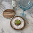 Outset 3-in-1 Acacia Wood Salt Rimmer, Cutting Board and Storage Container, 6.38" x 6.38" x 1.06" inches...