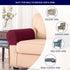 SUBRTEX Stretch Armrest Covers Spandex Arm Covers for Chairs Couch Sofa Armchair Slipcovers for Recliner Sofa with Twist Pins 2pcs (Wine)...