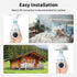 OJR 2K HD Light Bulb Security Camera, 5G/2.4G WiFi PTZ Camera Wireless Outdoor, Motion Detection and Alarm, Full Color Night Vision, Two-Way Audio...