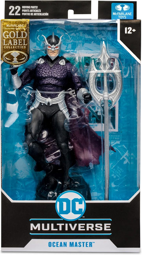 McFarlane Toys - 7-Inch Gold Label Ocean Master Figure – DC Multiverse Figures – Aquaman Toys – Gold Label Action Figure – 22 Moving Parts – Colle...