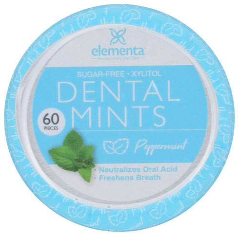 Elementa Natural Sugar Free Hard Candy Breath Mints, Low Carb with Xylitol for Improved Oral Care | Non-GMO + Vegan Friendly, Neutralizes Oral Aci...