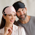 Fishers Finery 25 Momme 100% Mulberry Silk Eye Mask Adjustable Strap (Pink)...