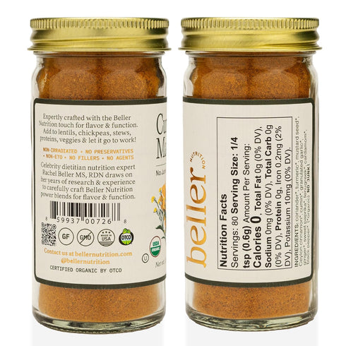 CURRY MAGIC | 1.7 oz | Organic Spice Blend Seasoning | Rachel Beller Nutrition Power Spicing...