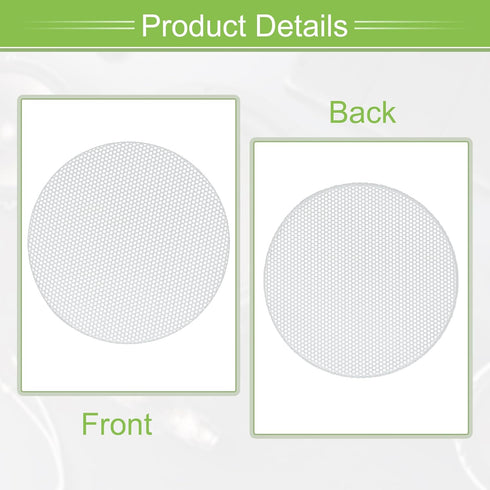 ACROPIX Universal 3 Inch Speaker Grills Mesh for Audio Subwoofer 84x6.5mm Grille without Frame White - Pack of 2......