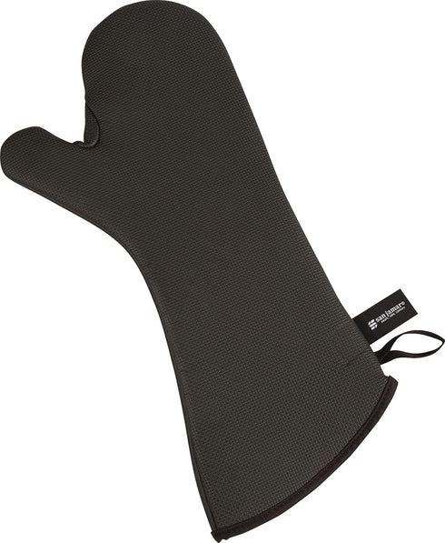 San Jamar Ultigrip Oven Mitt with Heat and Cold Protection for Cooking, Bakeries, Kitchens, And Restaurants, Neoprene, 17 Inches, Black, 1 Count...