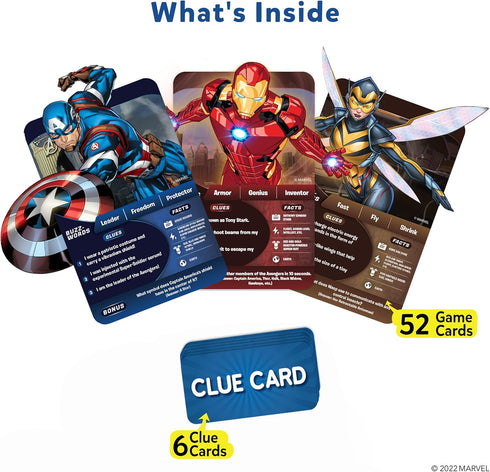 Skillmatics Collectible Card Game - Guess in 10 Marvel, Perfect for Boys, Girls, Teens, Adults Who Love Board Games, Toys, Avengers, Spiderman, Ir...
