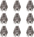 Pandahall 10pcs Antique Silver Hollow Flower Bead Caps 5-Petal Brass Flower Beads Cone 0.59x0.78 Inch for DIY Earring Necklace Jewelry Making...