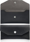 Black Cash Envelope Wallet Leather Money Wallet Organizer for Cash Reusable Money Bag Pouch Budget Binder Waterproof Slim Budget Envelope for Mone...