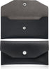 Black Cash Envelope Wallet Leather Money Wallet Organizer for Cash Reusable Money Bag Pouch Budget Binder Waterproof Slim Budget Envelope for Mone...