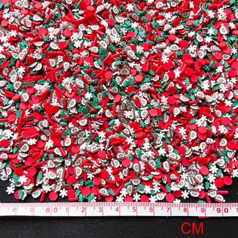 EHOPE Fake Sprinkles Fake Christmas Sprinkles Fake Candy Sprinkles Clay Sprinkles Polymer Sprinkles Polymer Clay Slices for Nail Art DIY Crafts Ca...