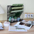 3 Pockets Mesh Wall File Holder Organizer with Bottom Flat Tray, Office Hanging File Folder Magazine Rack, Nametag Label Hooks Set Included, Black...