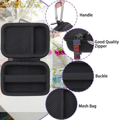 khanka Hard Travel Case Replacement for LISEN 3 in 1 Charging Station,Travel Wireless Charging Station for Multiple Devices,Case Only(Black)....