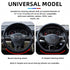 Car Steering Wheel Cover, 15 inch Microfiber Leather Carbon Fiber Soft Anti-Slip Breathable, Universal Size Elastic Car Accessory for Most Cars (B...